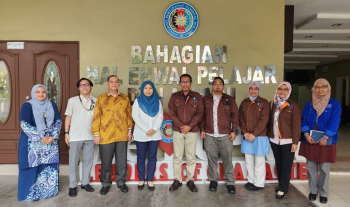 Lawatan dan perbincangan di Humanitarian Assistance and Disaster Relief (HADR), Universiti Pertahanan Nasional Malaysia (UPNM)