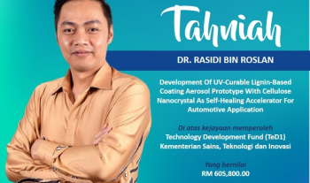 Technology Development Fund (TeD1) Grant from MOSTI