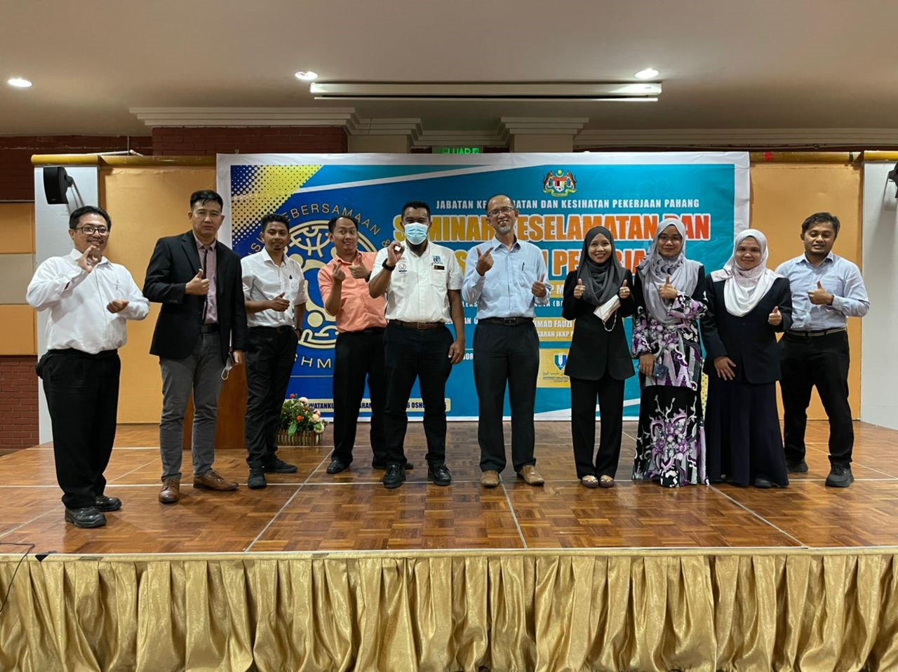 Seminar Keselamatan dan Kesihatan Pekerjaan Tahun 2022 anjuran Jabatan Keselamatan dan Kesihatan Pekerjaan (JKKP) Pahang